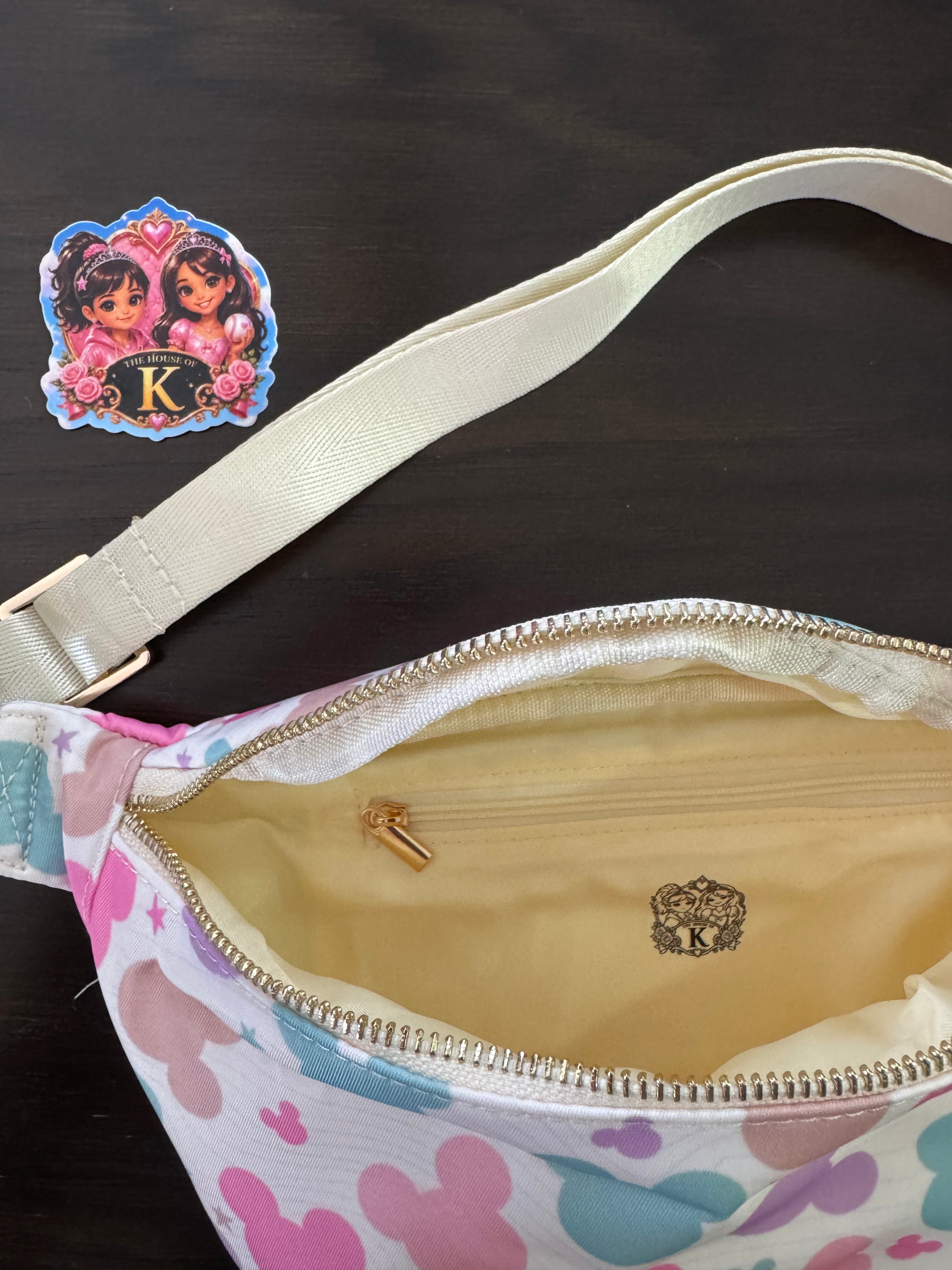Pastel Mickey Heads Waist Bag