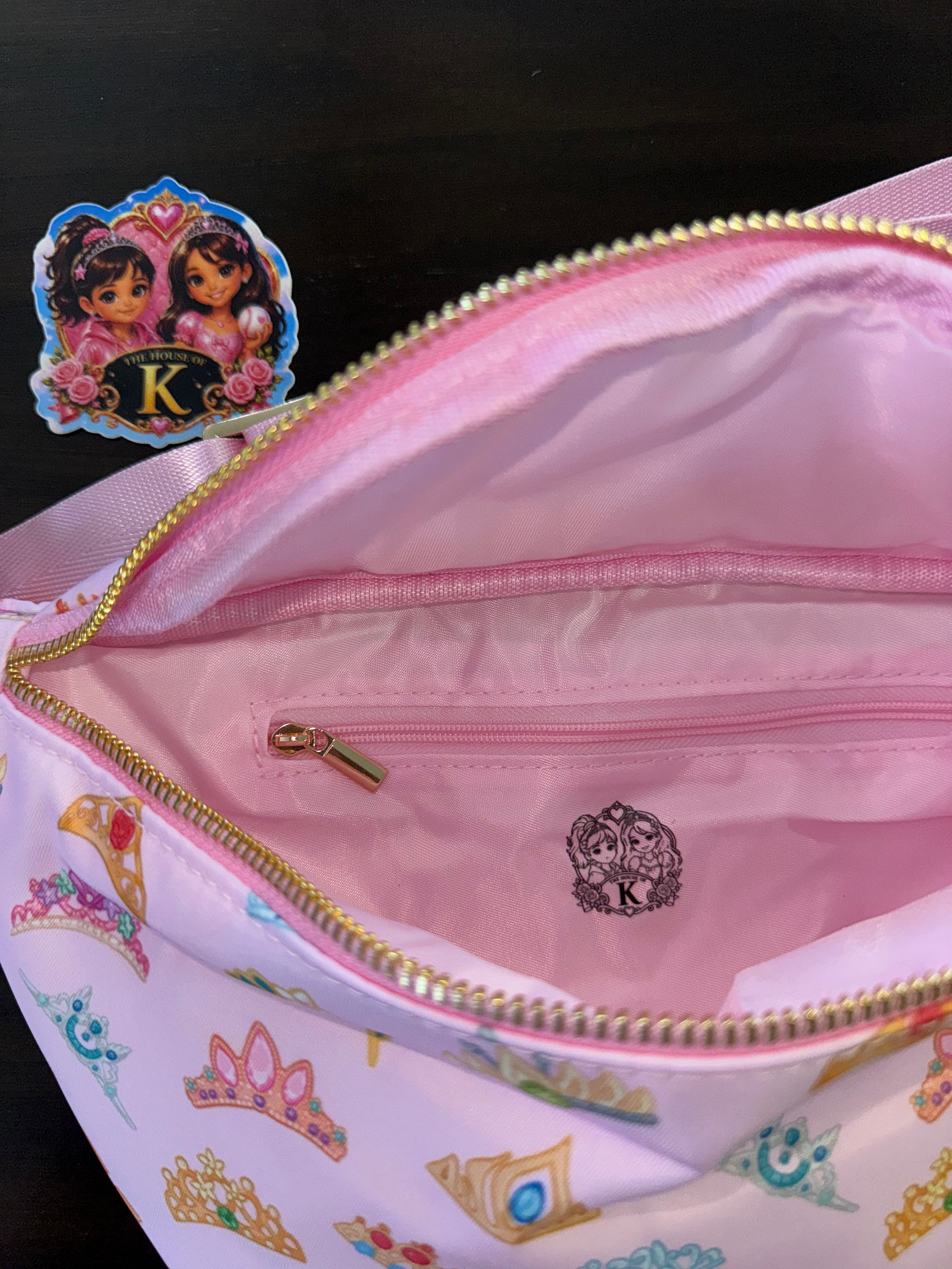 Princess Crowns Waist Bag
