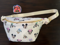 Mickey & Friends Heads Beige Waist Bag