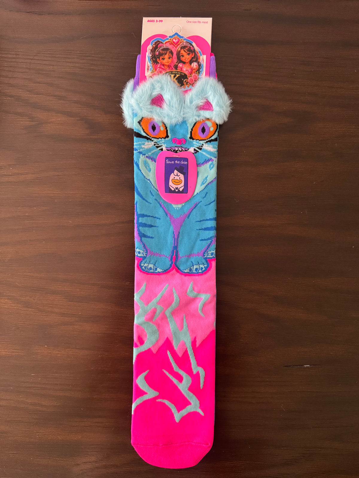 Huntrix Blue Cat Socks